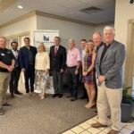 Attendees with legislators after the meeting. Chattanooga Chapter Meeting