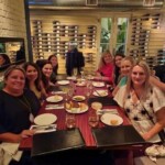 US Community Credit Union attendees enjoy dinner in New Orleans during the Women's Leadership Conference.