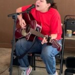 A young member performs at the CN/IC Employees Credit Union picnic. CN/IC Employees Credit Union