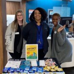 TVFCU employees celebrate ICU Day with shoppers at an in-store branch. TVFCU