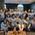 Nashville Post Office Credit Union employees gather for a picture. The 97-year-old credit union hosted a shred event to celebrate ICU Day. Nashville Post Office Credit Union