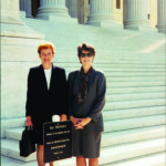 Jimmie Bearden, then president/CEO at AEDC Federal Credit Union now Ascend Federal Credit Union, and Caren Gabriel, right, attend the Consumer Choice Rally in D.C. in 1998.