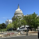 In September 1793, George Washington laid the U.S. Capitol cornerstone on the southwest corner. In September 1793, George Washington laid the U.S. Capitol cornerstone on the southwest corner.