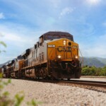 Ryan Taylor’s picture of a train passing through Erwin earned first place in Clinchfield Federal Credit Union’s photo contest.