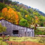 Tracy Foster’s picture of a barn in a valley surrounded by fall foliage won second place in Clinchfield Federal Credit Union’s photo contest.