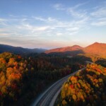 Taylor Williams’ picture of a highway flanked by fall colors earned an honorable mention in Clinchfield Federal Credit Union’s photo contest.