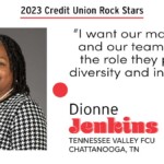 2023 CU Rock Star from Tennessee: Dionne Jenkins with Tennessee Valley Federal Credit Union.