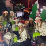Foothills Federal Credit Union employees participate in the Loudon Christmas Parade.