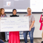 The Tennessee Sister Society donates $1,000 to Thistle Farms' outreach.