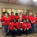 Kimberly Clark Credit Union employees celebrate International Credit Union Day.