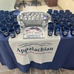 A table of goodies await Appalachian Community Federal Credit Union members.