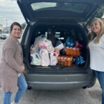 Eastman Credit Union employees collect items for linemen working in the Gate City, Va., area.