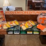 UT Federal Credit Union's Memphis Branch displays treats for members.