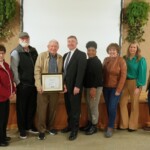 The Chattanooga Federal Employees Credit Union board gathers after the 100th Annual Meeting. From left, Neal Dekich, board secretary, Laura Sharp, director, Buddy Combs, director, Bill Swafford, retired director, Mark Fraker, CEO, Martha Williams, director, Judy Mahaffey, board vice chair, Brooke Weaver, director, and Jack Boran, board chair.