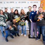 Leaders Credit Union employees get ready to "Rock n' Roll Out the New Core."