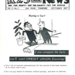 K-25 Employees Federal Credit Union newsletter from September 1957.