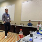 Jordan Barton, TVFCU, speaks at the Chapter Leaders Conference.