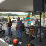 A band performs at TVFCU's grand opening.