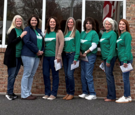 Credit union volunteers at Food City in Bristol.