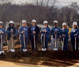Matt Hauber, board member, Teresa Shelton, board member, Kenya Warren, board member, Gina Knight, loan officer, Stephanie Young, CEO, Bethany Brown, operations supervisor, Patasha Lowery, member services, Sherry Ensley, member services, Kerri Horn, member services, and Trendel Hodges. board member.