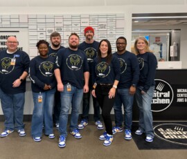 The CUDE Group volunteers at DC Central while in D.C. for the Governmental Affairs Conference.