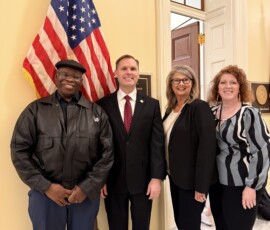 Mississippi credit union leaders meet with Rep. Guest.