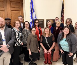 Mississippi credit union leaders meet with Rep. Thompson.