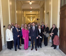 Tennessee credit union leaders meet with Rep. Van Epps.