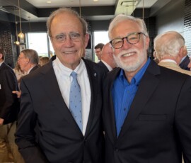 Charles Elliott with the Association and Lt Governor Delbert Hosemann.