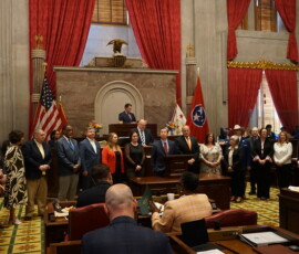 The Tennessee General Assembly honored credit unions for their commitment to build financially stronger Tennesseans on the floor of the House of Representatives at the Tennessee state capitol through Joint Resolution HJR 995.