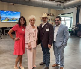 Debbie Painter, advocacy specialist at the Association, Bonnette Dawson, CEO of Old Hickory Credit Union, Ron Smith, president and CEO of Enbright Credit Union, and Matt Coniglio, director of advocacy at the Association, gather for a photo at the Financial Wellness Scorecard Summit.
