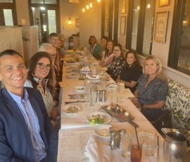 Leaders from various Mississippi Chapters of Credit Unions attend a networking dinner before the Chapter Leaders Conference.