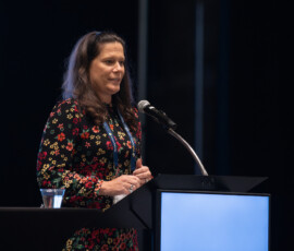 Summers Townsend, speaks on behalf of First South Financial and Mr. Gaylon Hall, who was inducted into the Tennessee Credit Union Hall of Fame.